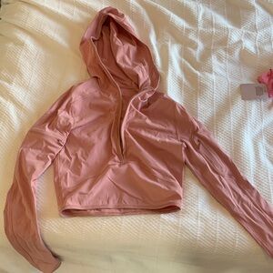 Lulu lemon cropped quarter zip